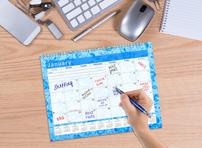 2027 Monthly Desktop/Wall Calendar/Planner - Habit Tracker - (Edition #19)