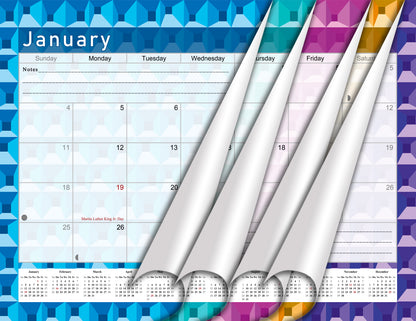 2026 - 2027 Student Calendar/Planner for 3-Ring Binder, Desk, or Wall - v003