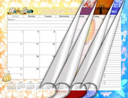 2026 - 2027 Academic Year 12 Months Student Calendar 3-Ring Binder(Edition #03)