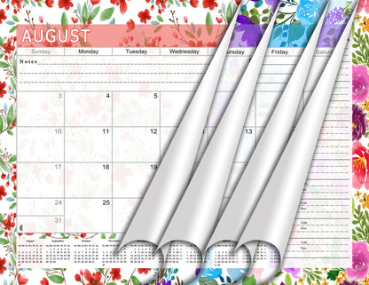 2026 - 2027 Academic Year 12 Months Student Calendar / College Planner for 3-Ring Binder, Desk or Wall -School Supplies - Made in USA (Edition #020)