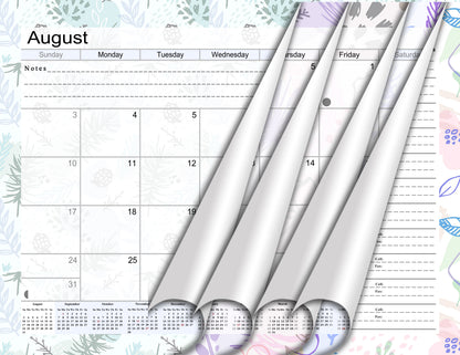 2026 - 2027 Academic Year 12 Months Student Calendar 3-Ring Binder (Edition #01)