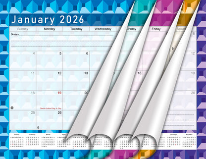 2025 - 2026 Student Calendar/Planner for 3-Ring Binder, Desk, or Wall - v003