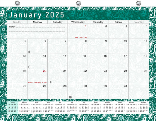 2024 - 2025 Student Calendar/Planner for 3-Ring Binder, Desk, or Wall - v024