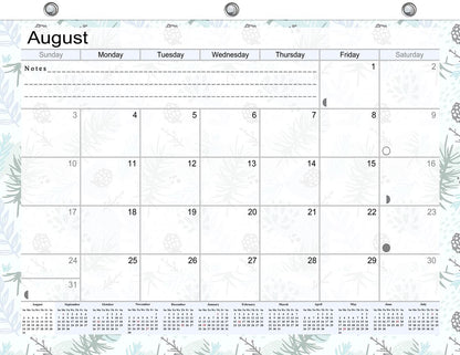 2026 - 2027 Academic Year 12 Months Student Calendar / College Planner for 3-Ring Binder, Desk or Wall -School Supplies - Made in USA - Edition v001)