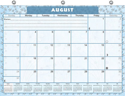 2026 - 2027 Academic Year 12 Months Student Calendar / College Planner for 3-Ring Binder, Desk or Wall -School Supplies - Made in USA (Edition #11)