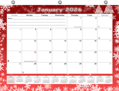 2025 - 2026 Student Calendar/Planner for 3-Ring Binder, Desk, or Wall - v029