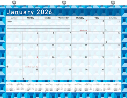 2025 - 2026 Student Calendar/Planner for 3-Ring Binder, Desk, or Wall - v003