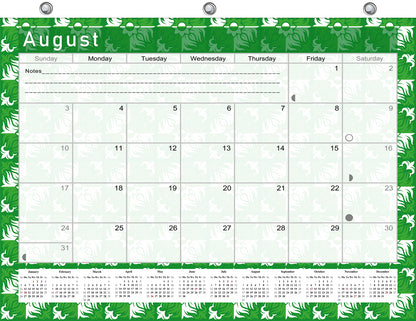 2026 - 2027 Academic Year 12 Months Student Calendar / College Planner for 3-Ring Binder, Desk or Wall -School Supplies - Made in USA (Edition #016)