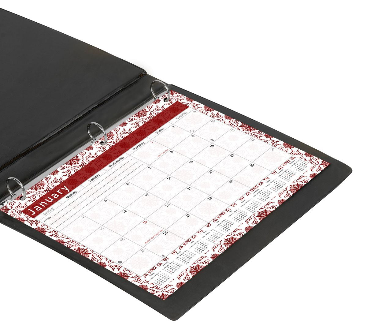 2026 - 2027 Student Calendar/Planner for 3-Ring Binder, Desk, or Wall - v014