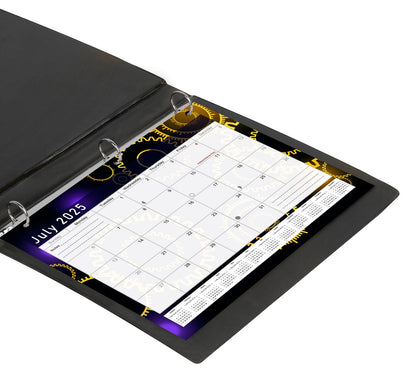2025 - 2026 Student Calendar/Planner for 3-Ring Binder, Desk, or Wall - v009