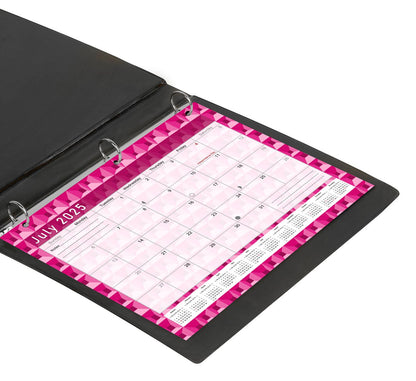 2025 - 2026 Student Calendar/Planner for 3-Ring Binder, Desk, or Wall - v003