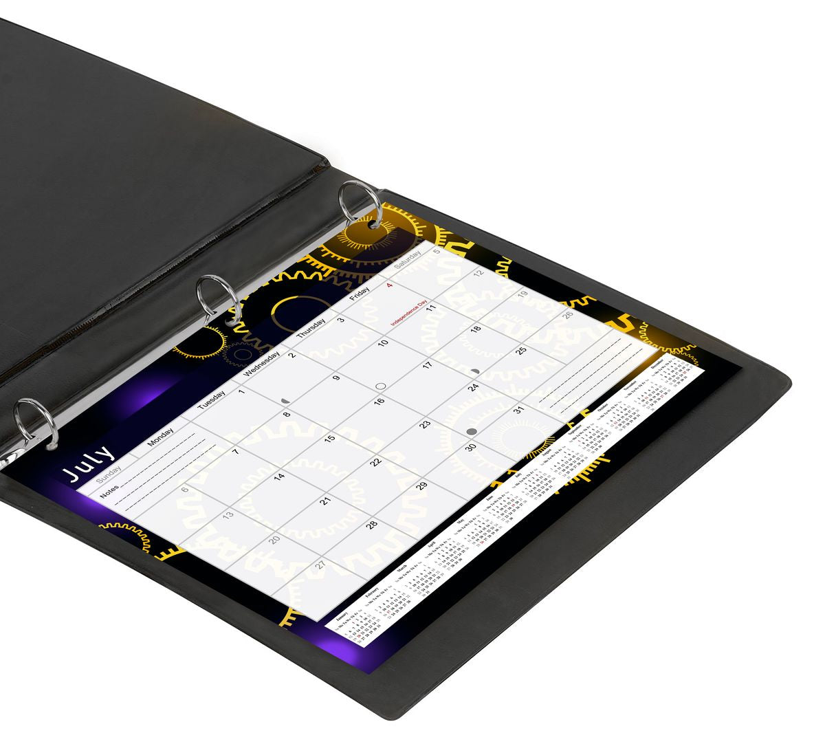 2026 - 2027 Student Calendar/Planner for 3-Ring Binder, Desk, or Wall - v009