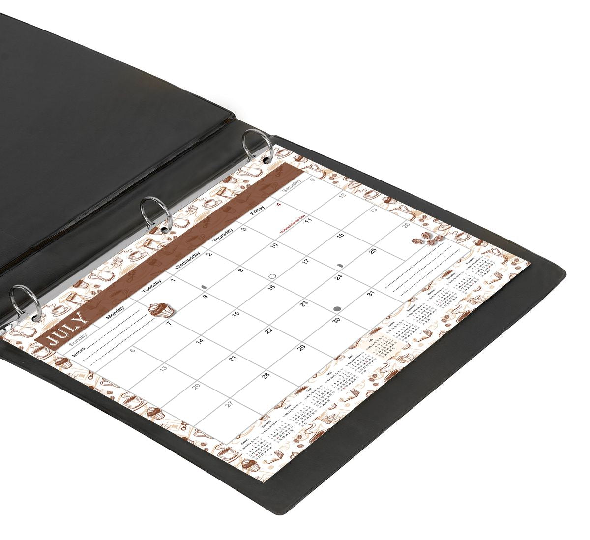 2026 - 2027 Student Calendar/Planner for 3-Ring Binder, Desk, or Wall - v030