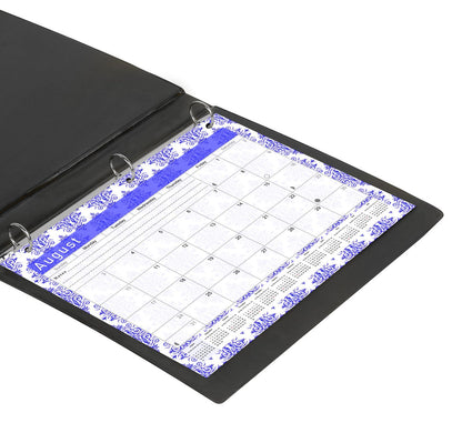 2026 - 2027 Academic Year 12 Months Student Calendar / College Planner for 3-Ring Binder, Desk or Wall -School Supplies - Made in USA -v018