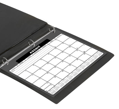 2026 - 2027 Academic Year 12 Months Student Calendar / College Planner for 3-Ring Binder, Desk or Wall -School Supplies - Made in USA -v023