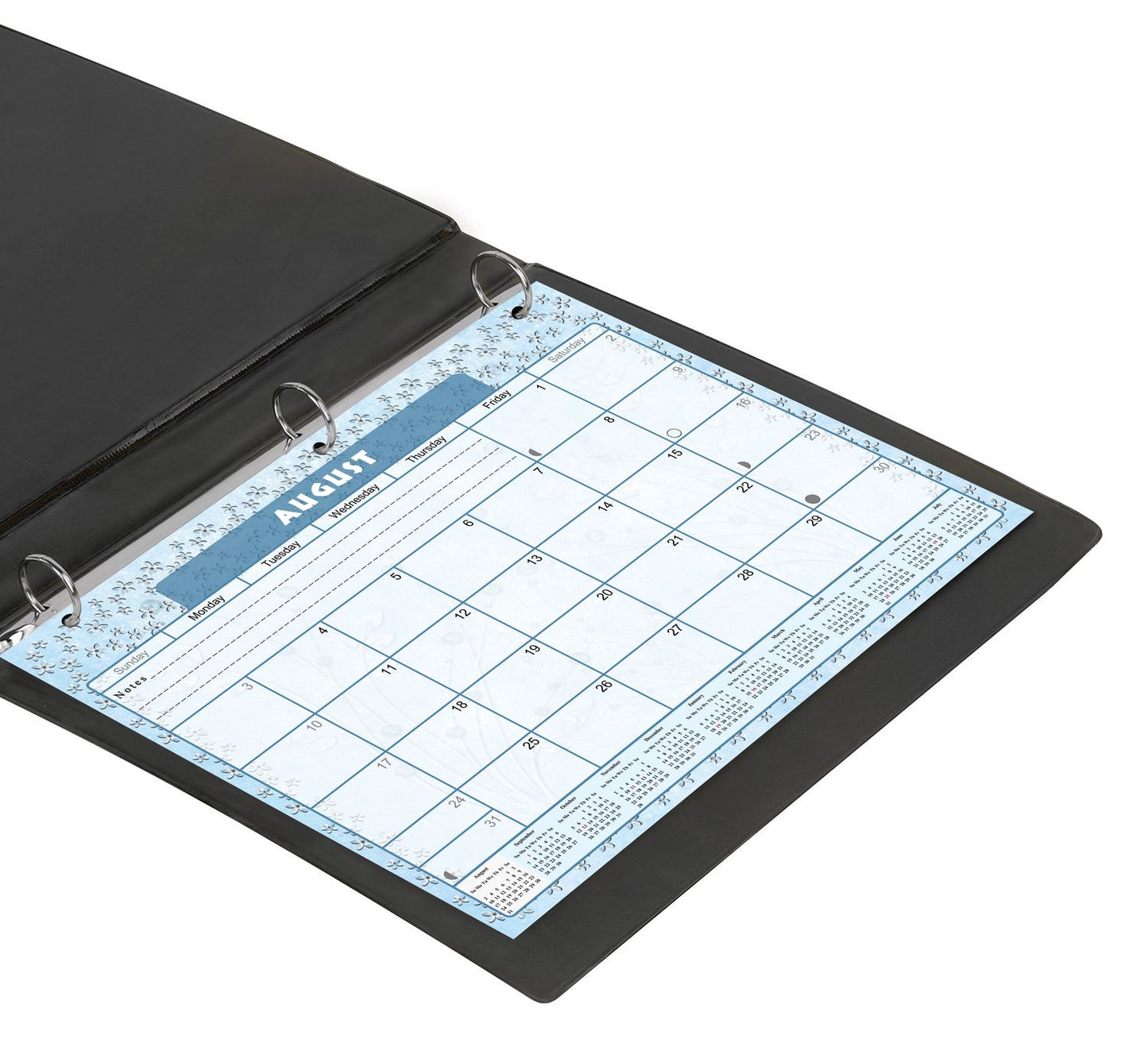 2026 - 2027 Academic Year 12 Months Student Calendar / College Planner for 3-Ring Binder, Desk or Wall -School Supplies - Made in USA (Edition #11)