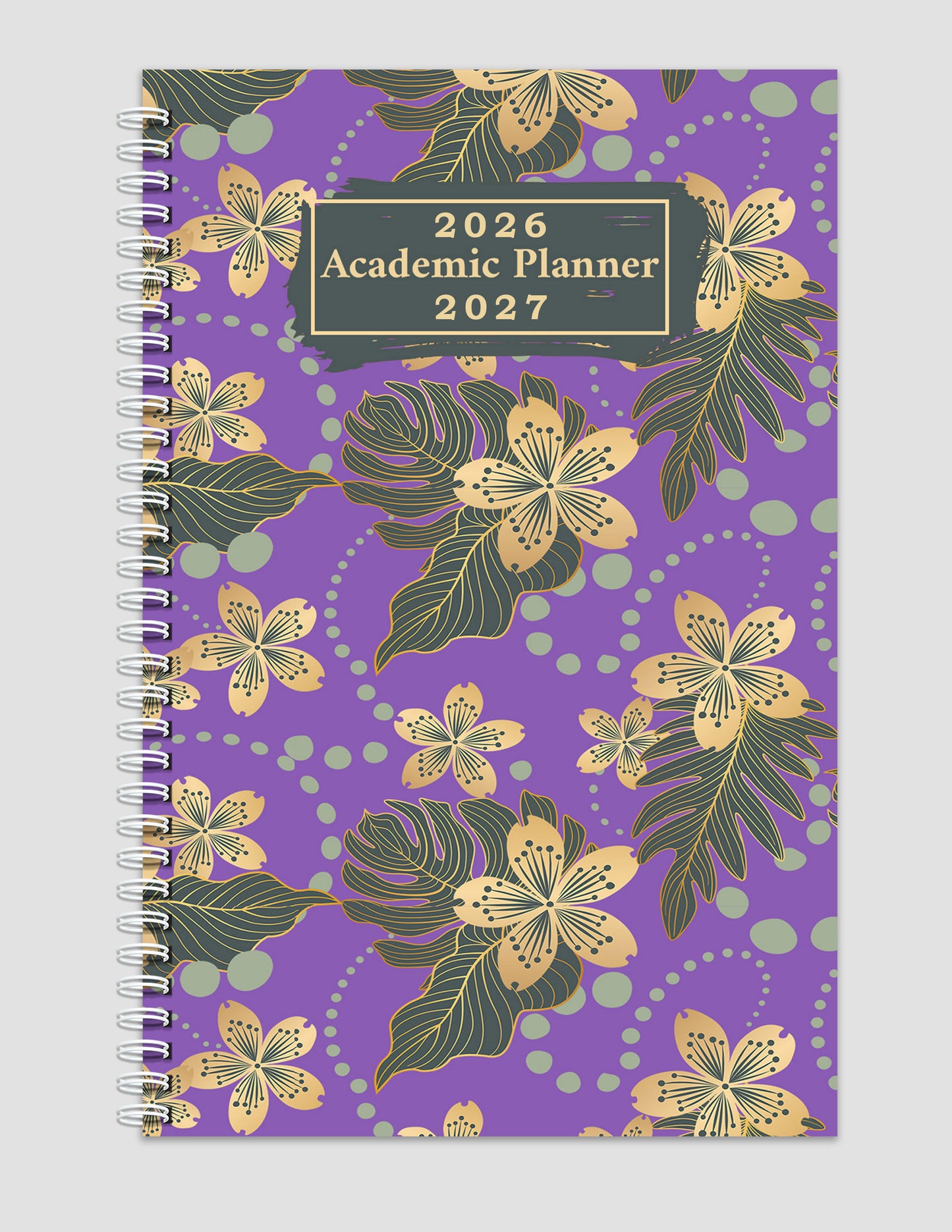 2026-2027 Student Academic Planner Calendar - School College Weekly Agenda #017