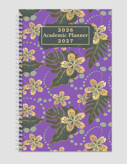 2026-2027 Student Academic Planner Calendar - School College Weekly Agenda #017
