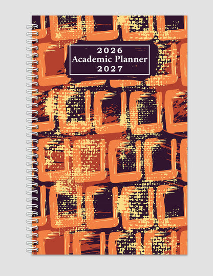 2026-2027 Student Academic Planner Calendar - School College Weekly Agenda #020