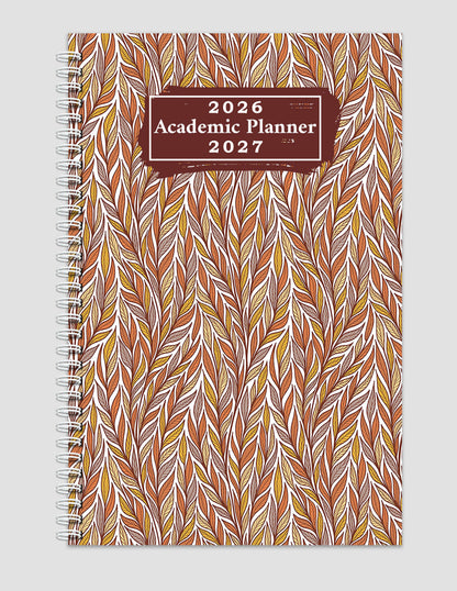 2026-2027 Student Academic Planner Calendar - School College Weekly Agenda #015
