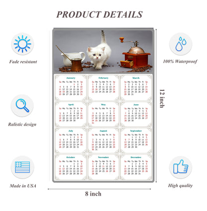 2026 Peel & Stick Calendar - Today is my Lucky Day Removable - Cat 019 (12"x 8")