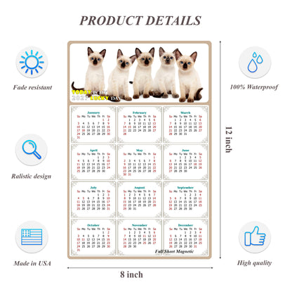 2027 Peel & Stick Calendar - Today is my Lucky Day Removable - Cat 020 (12"x 8")