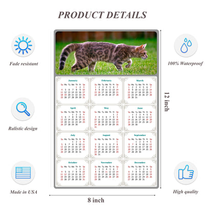 2026 Peel & Stick Calendar - Today is my Lucky Day Removable - Cat 09 (12"x 8")