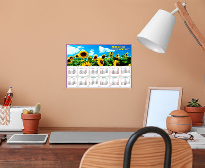 2025 Peel & Stick Calendar - Today is my Lucky Day - Removable, Repositionable - 034 (9"x 6")