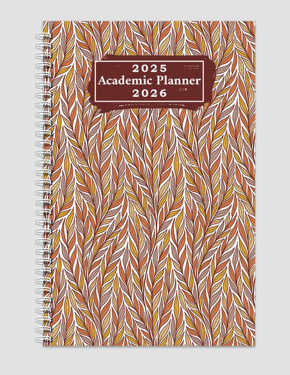 2025-2026 Student Academic Planner Calendar - School College Weekly Agenda #015