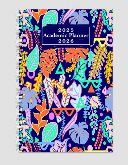 2025-2026 Student Academic Planner Calendar - School College Weekly Agenda #022