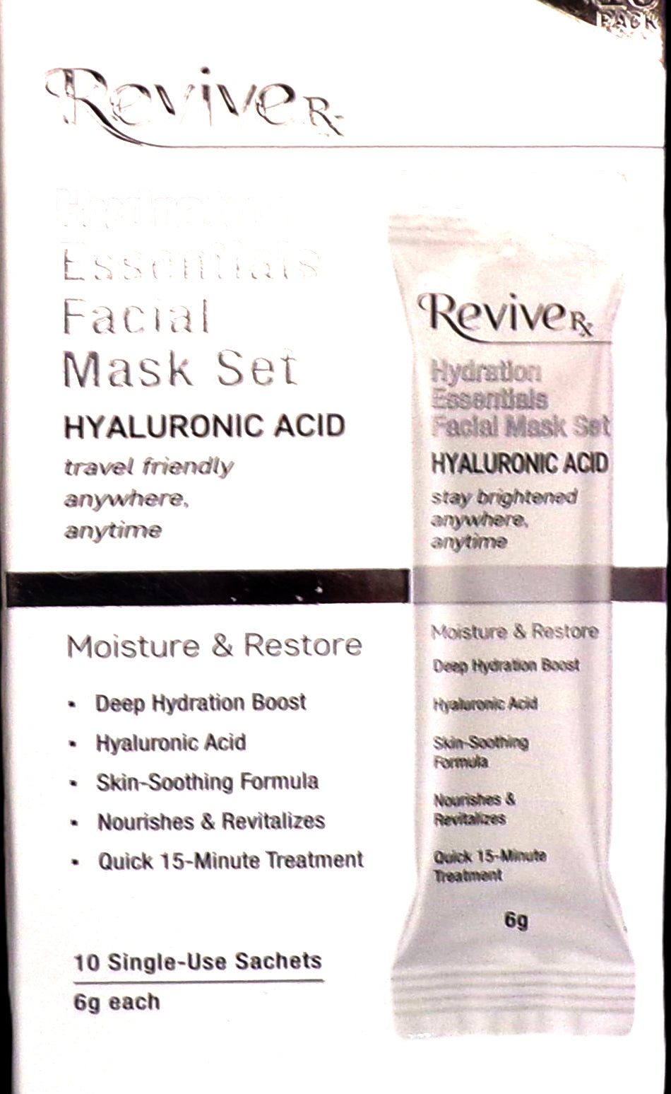 Revive RX - Niacinamide Foaming Cleanse, Essentials Facial Mask (Set of 2)