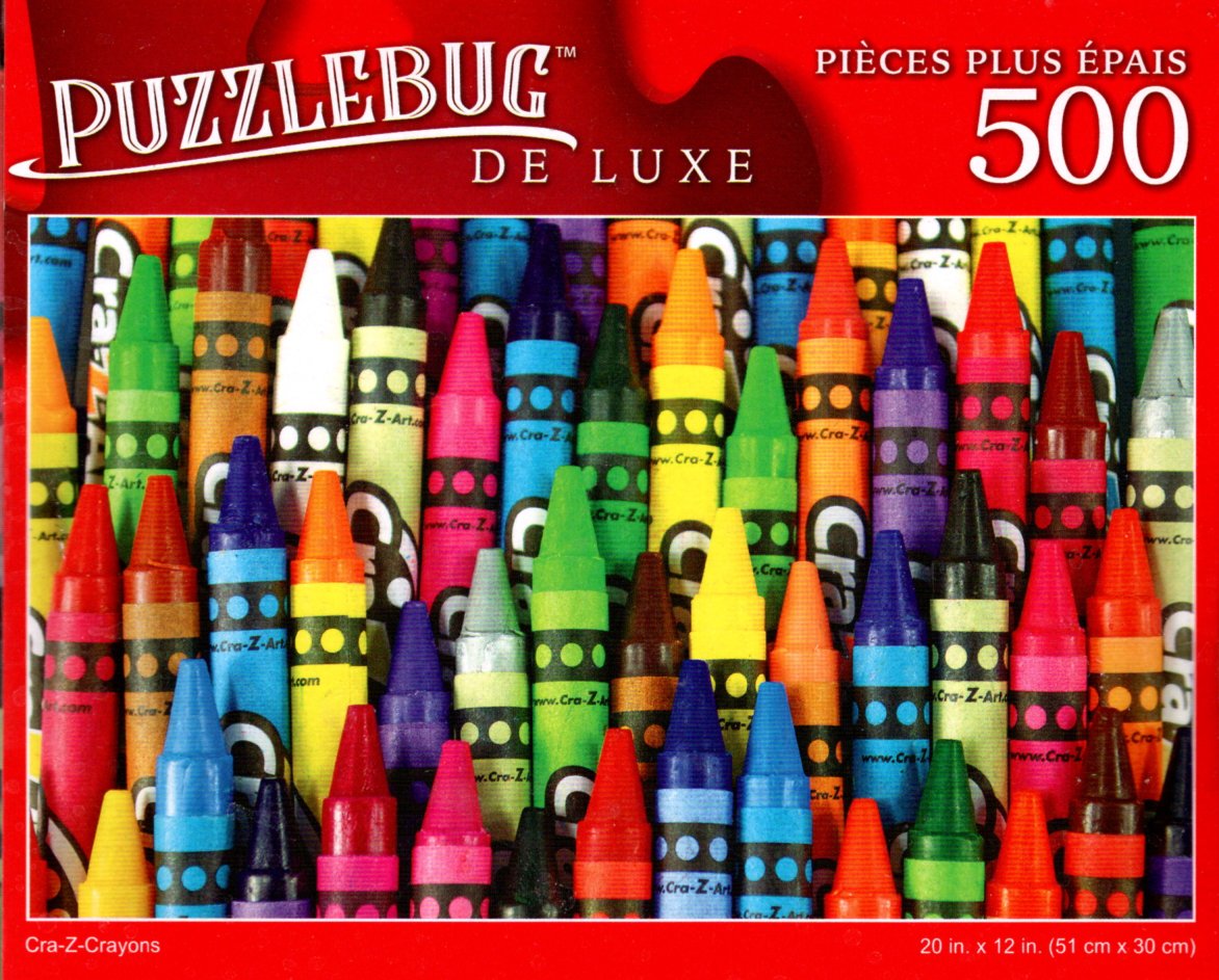 CRA-Z-Crayons - 500 Pieces Deluxe Jigsaw Puzzle