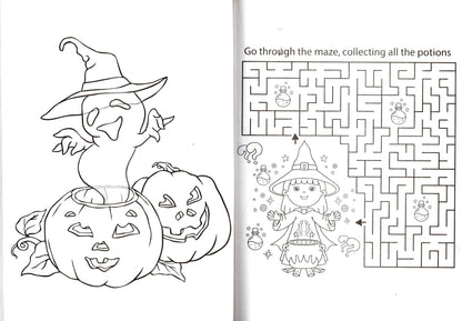 Happy Halloween - Halloween Coloring & Activity Book (Set of 2 Books)