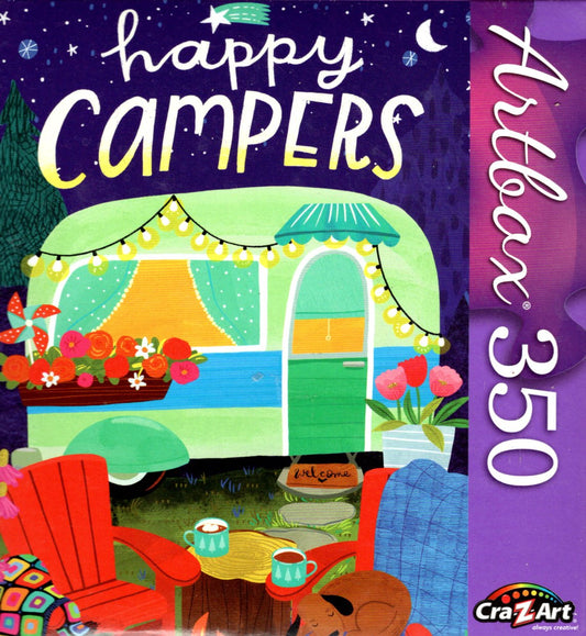 Happy Campers - 350 Pieces Jigsaw Puzzle