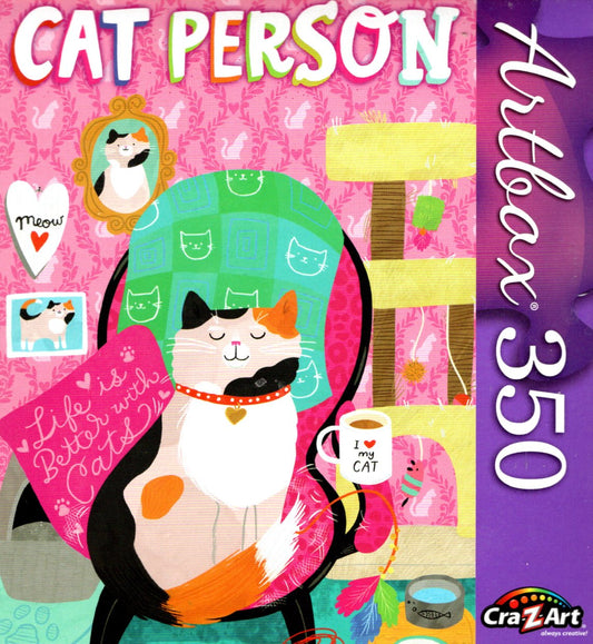 Cat Person - 350 Pieces Jigsaw Puzzle