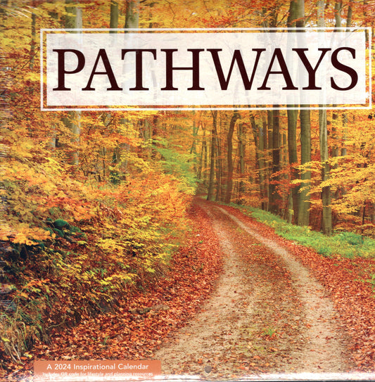 2024 Pathways Full Size Wall Inspirational Calendar for Planning