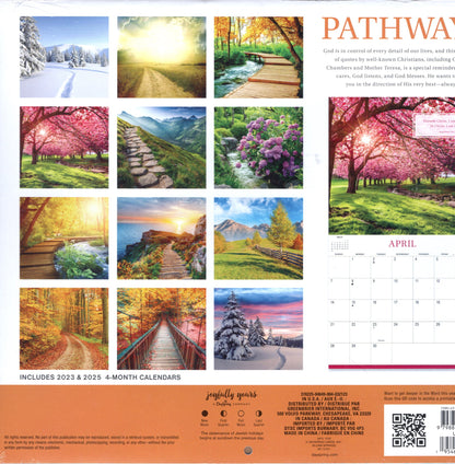 2024 Pathways Full Size Wall Inspirational Calendar for Planning