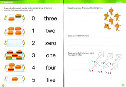 Good Grades Kindergarten - Numbers, Colors, Letters, Friendly First - Set of 4 Books - v10