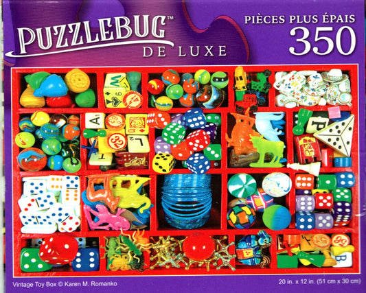 Vintage Toy Box - 350 Pieces Deluxe Jigsaw Puzzle