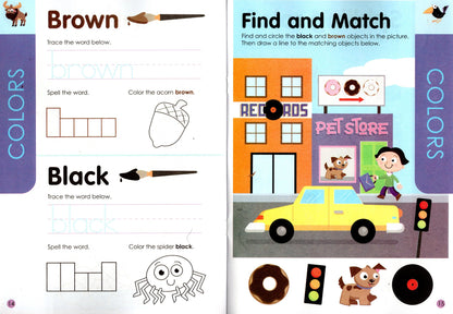 Kindergarten Educational Workbooks - Set of 4 Books - v13