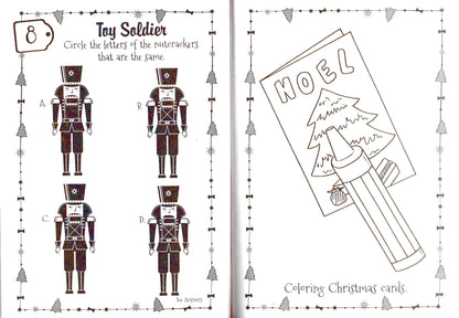 Christmas Carols & Stocking Stuffers - Jumbo Coloring & Activity Book (Set of 2)