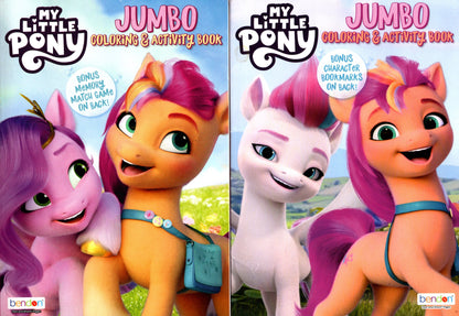 My Little Pony - Jumbo Coloring & Activity Book v9 (Set of 2 Books)