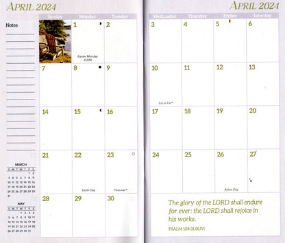 2024-2025 Value Pocket Inspirations Calendar for Planning, Scheduling, and Organizing (Psalms)