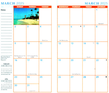 2024-2025 Value Pocket Calendar for Planning, Scheduling, and Organizing (Beaches)