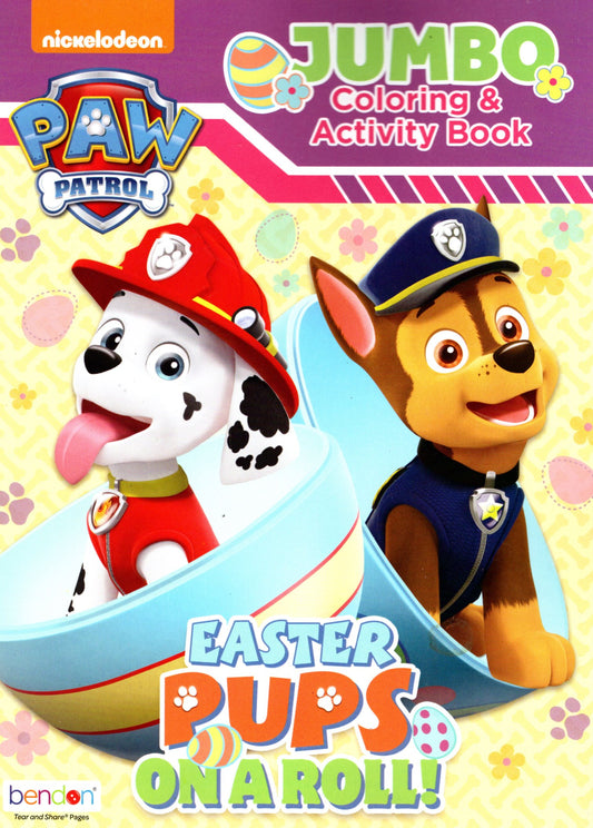 Paw Patrol - Easter Pups on a Roll - Jumbo Coloring & Activity Book