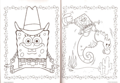 SpongeBob - Forever Square & Seas the Day - Jumbo Coloring & Activity Book (Set of 2 Books)