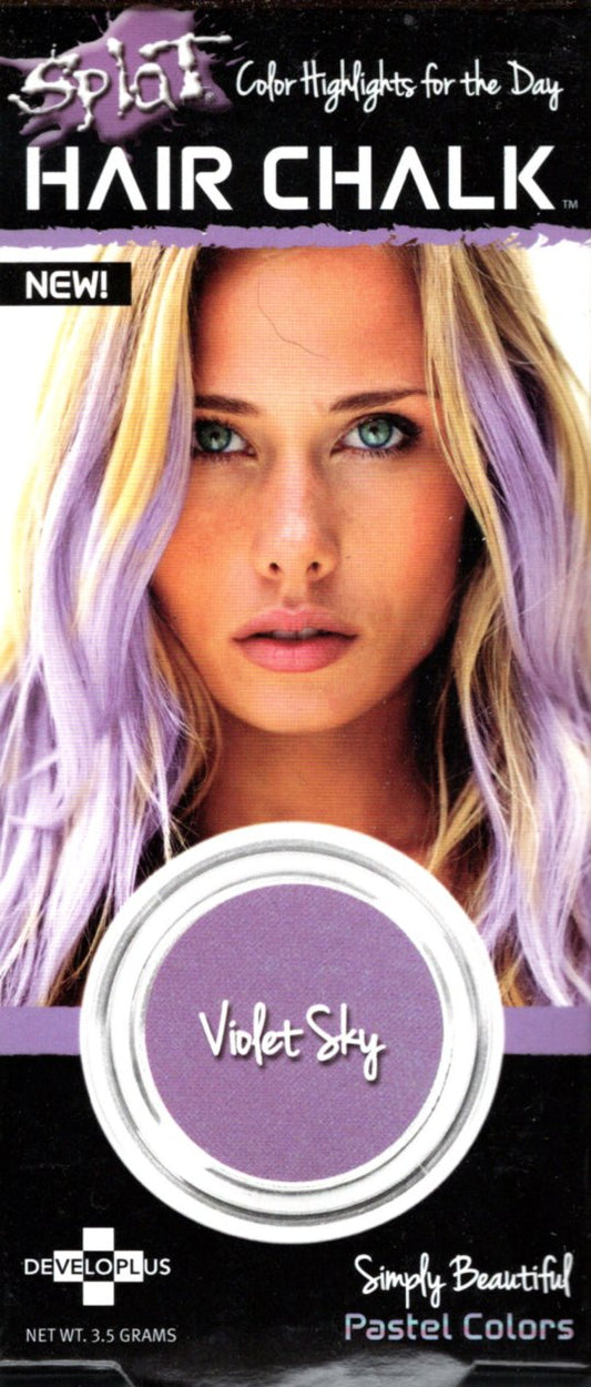 SPLAT Hair Chalk - Violet Sky Pastel Color