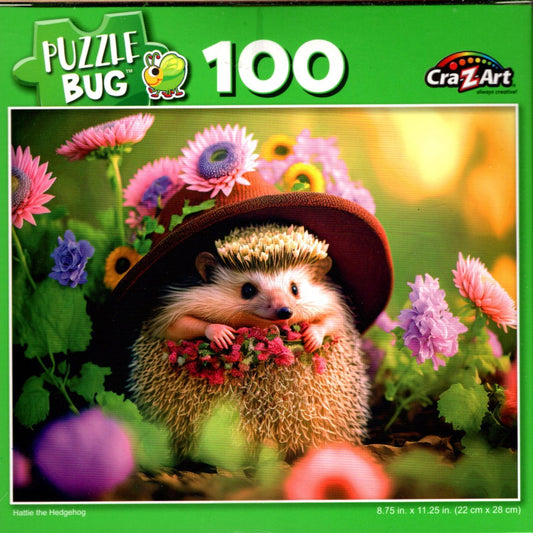Hattie The Hedgehog - Puzzlebug - 100 Piece Jigsaw Puzzle
