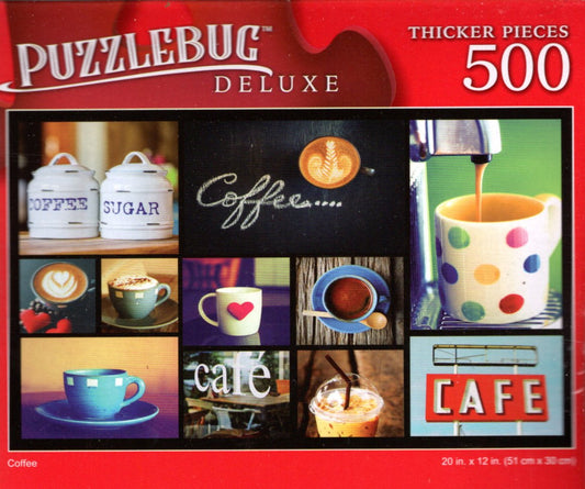 Coffee - 500 Pieces Deluxe Jigsaw Puzzle