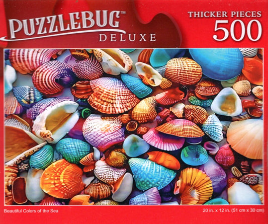 Beautiful Colors of The Sea - 500 Pieces Deluxe Jigsaw Puzzle